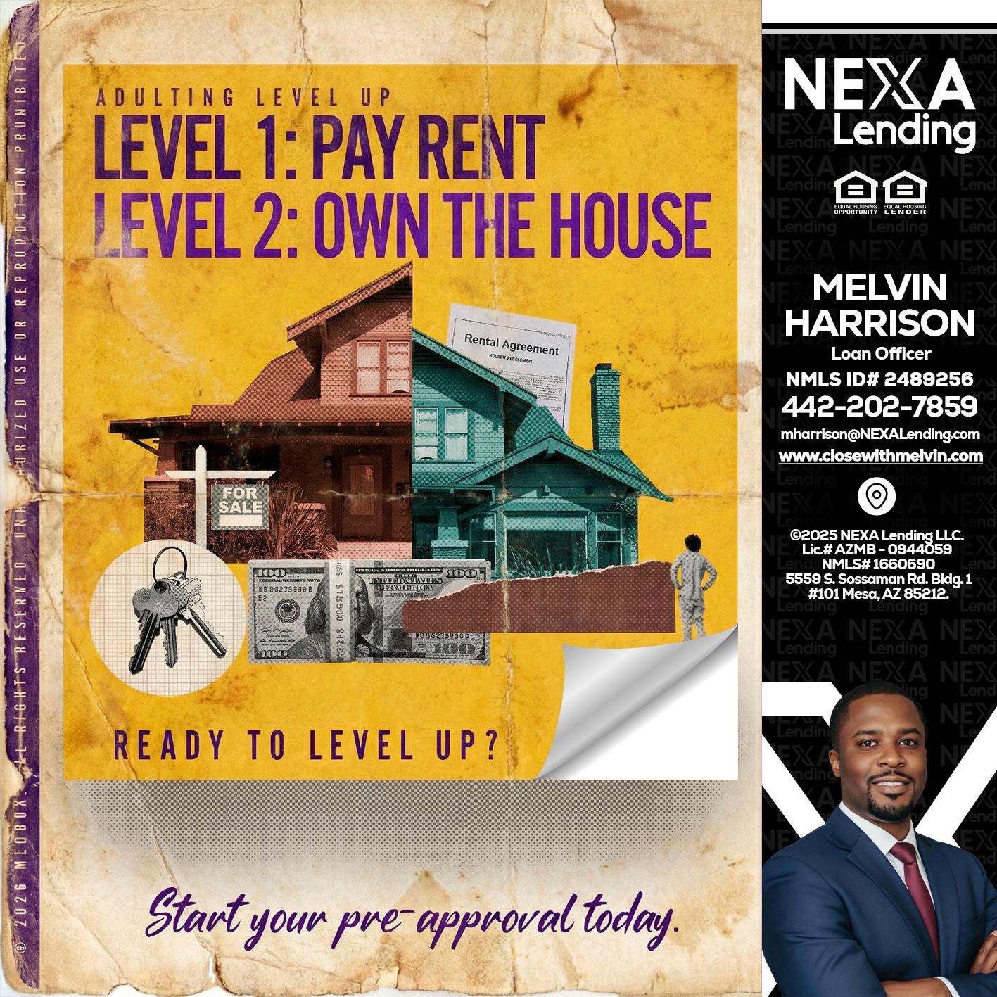 LEVEL 1 - Melvin Harrison -Loan Officer