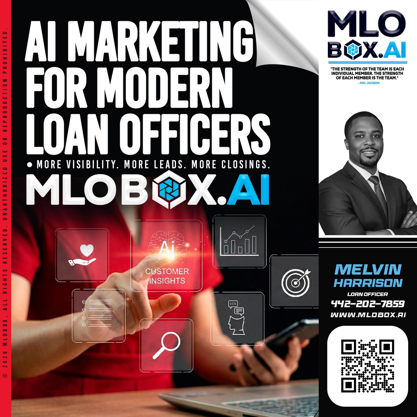 AI MARKETING - Melvin Harrison -Loan Officer