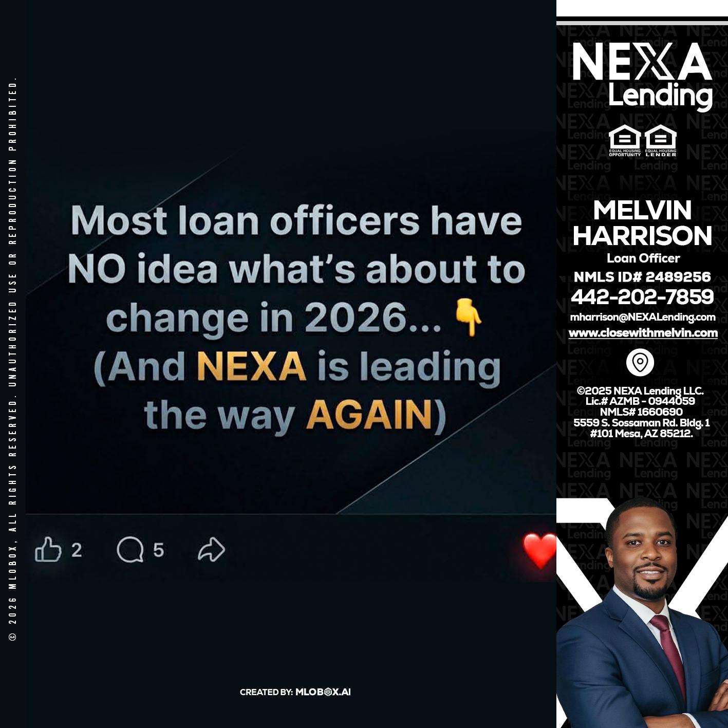 most loan officers - Melvin Harrison -Loan Officer