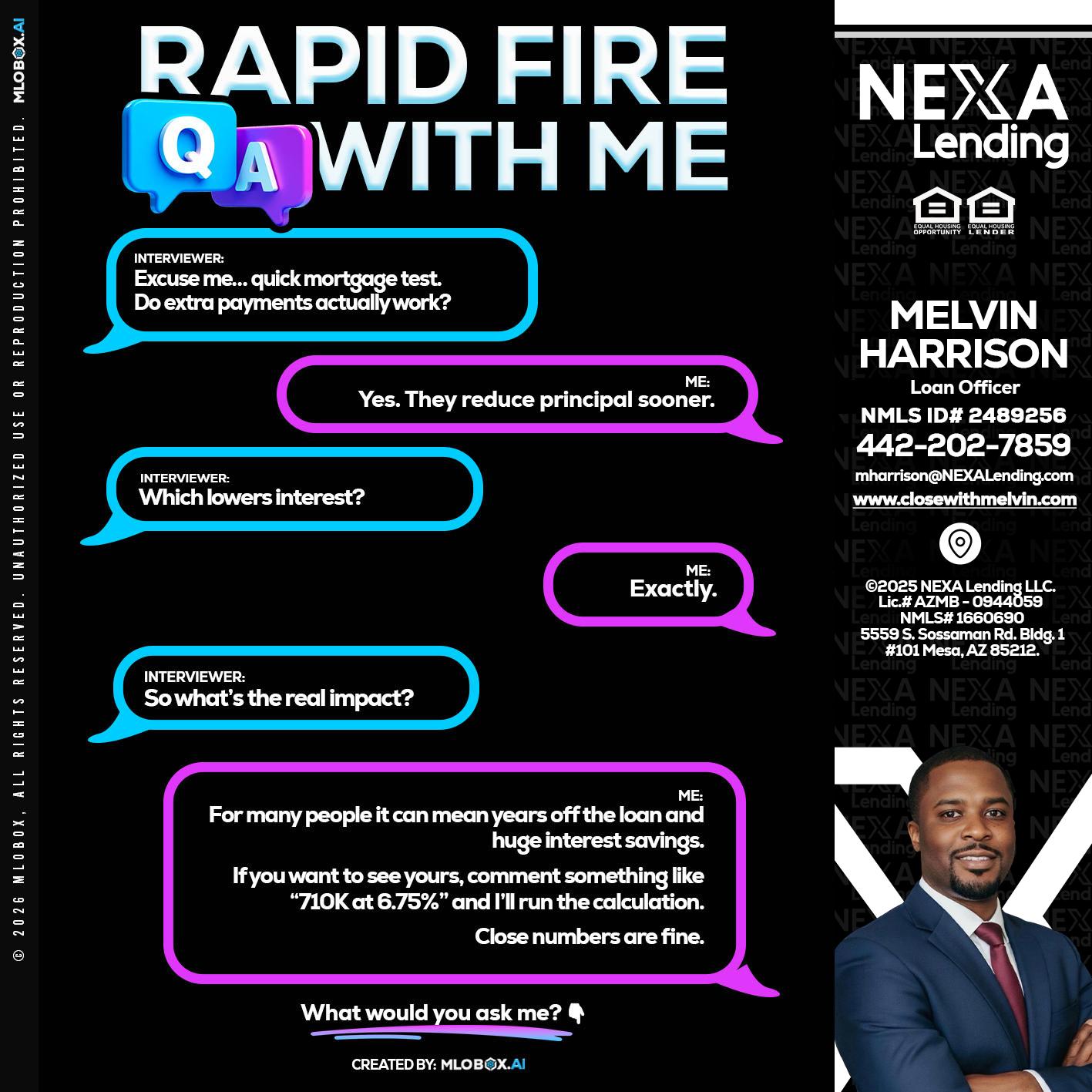 RAPID QA - Melvin Harrison -Loan Officer